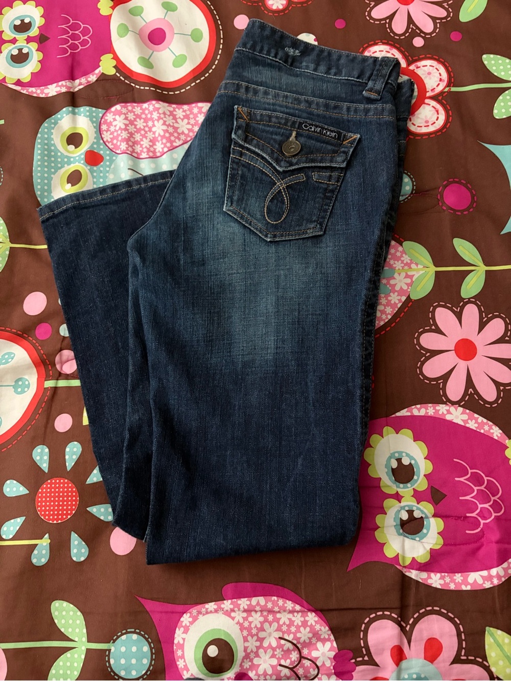 Calvin Klein Jeans Women's Dark Indigo Bootcut Jeans